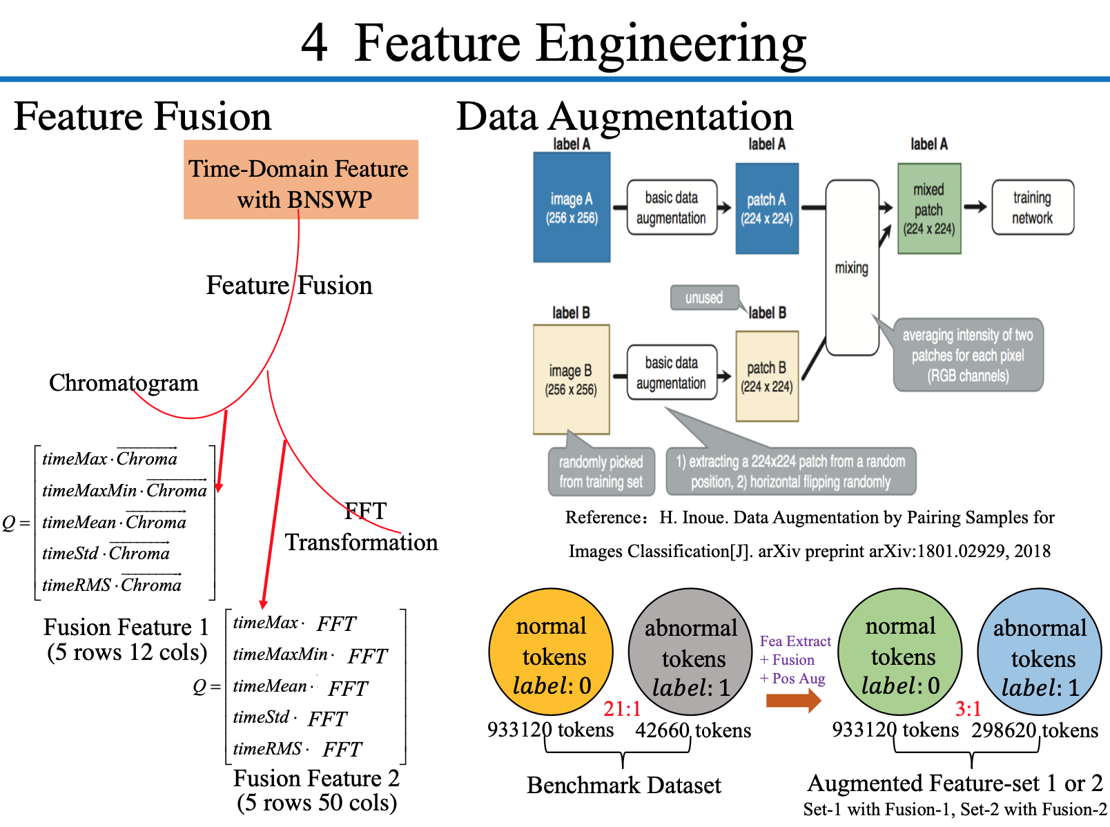 Feature Engineering : Feature Fusion & Data Augmentation